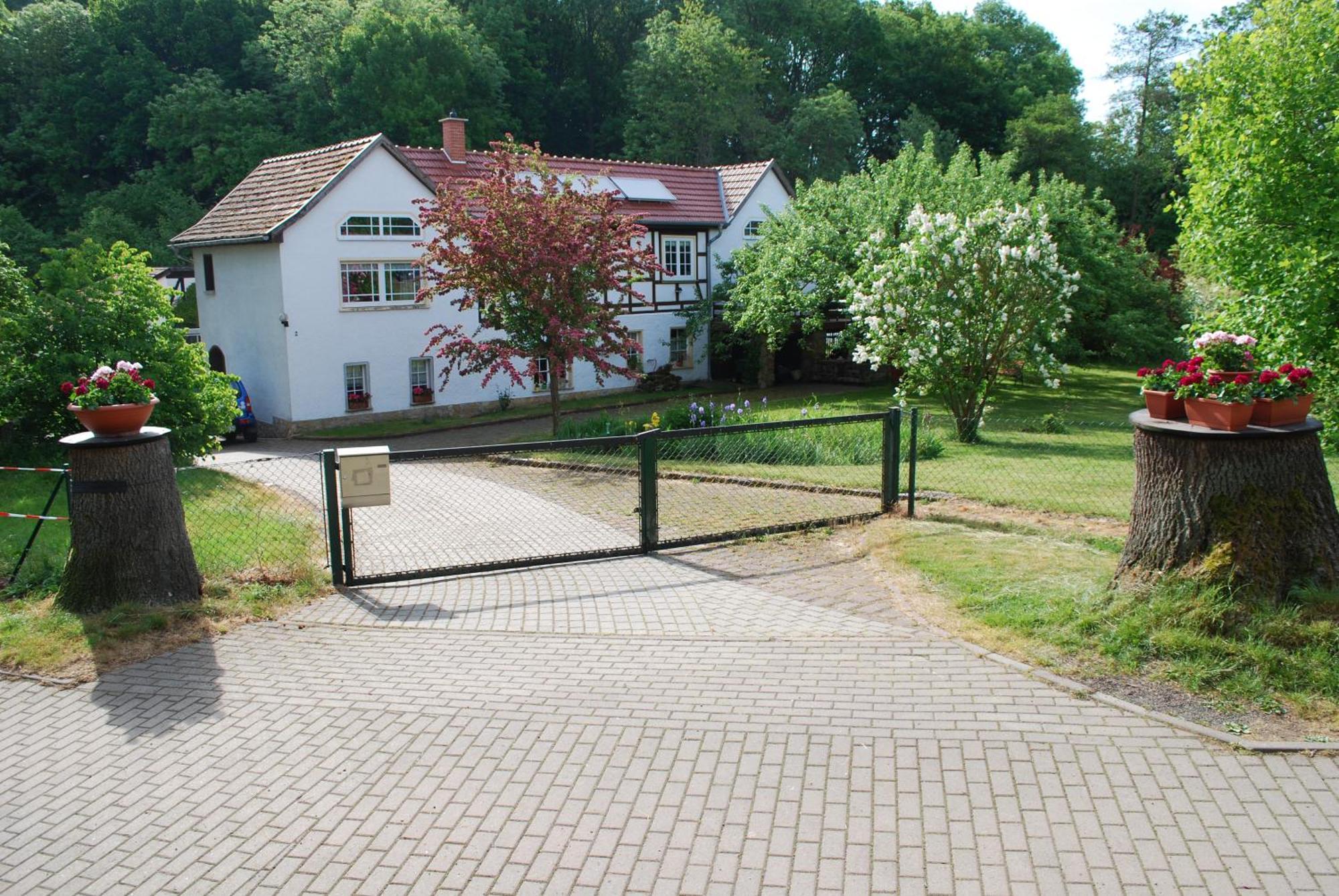 Ferienwohnung Obermuehle Ballstädt エクステリア 写真